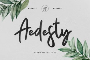 Aedesty Font: The Modern Handwritten Typeface That Elevates Design With Lightness and Intelligence