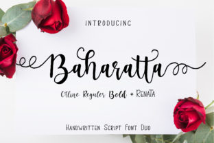 Baharatta: Where Delicate Handwriting Meets Bold Visual Impact