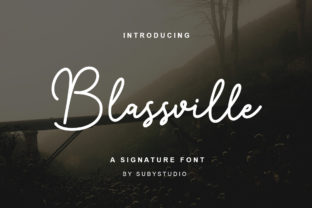 Blassville: Effortless Elegance in Handwritten Typography