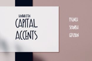 Capital Accents: Handwritten Sans Serif That Feels Thoughtful, Not Trendy