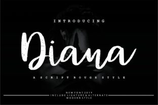 Diana Rough: A Handwritten Font with Smart Charm