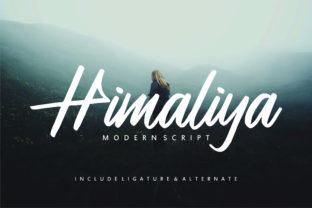 Himaliya: A Modern Handwritten Font