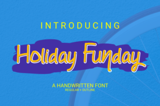 Holiday Funday: A Whimsical Handwritten Font for Joyful, Human-Centered Design