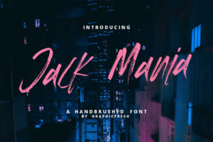 Jack Mania: A Handwritten Font That Balances Elegance and Contemporary Clarity