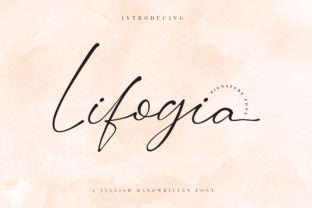 Lifogia: A Thoughtful Script Font for Modern Design Work