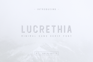 Lucrethia: A Minimal Sans Serif with Modern Edge