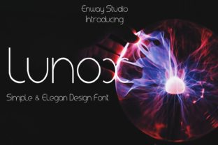 Lunox: Elegant & Futuristic Sans Serif