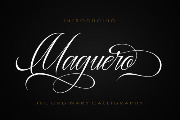 Maguero Script: Modern Handwritten Elegance