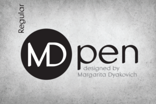 MDpen: Handwritten Energy, Sans Serif Clarity