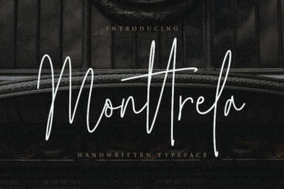 Monttrela: The Handwritten Font That Feels Like a Personal Invitation