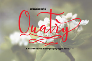 Quatry: A Delicate, Romantic Handwritten Font That Adds Authentic Charm to Your Designs