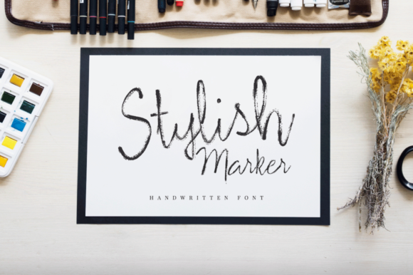 Stylish Marker: The Handwritten Font That Brings Authenticity to Digital Design