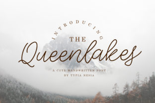 The Queenlakes: Romantic Handwriting with Bold Clarity